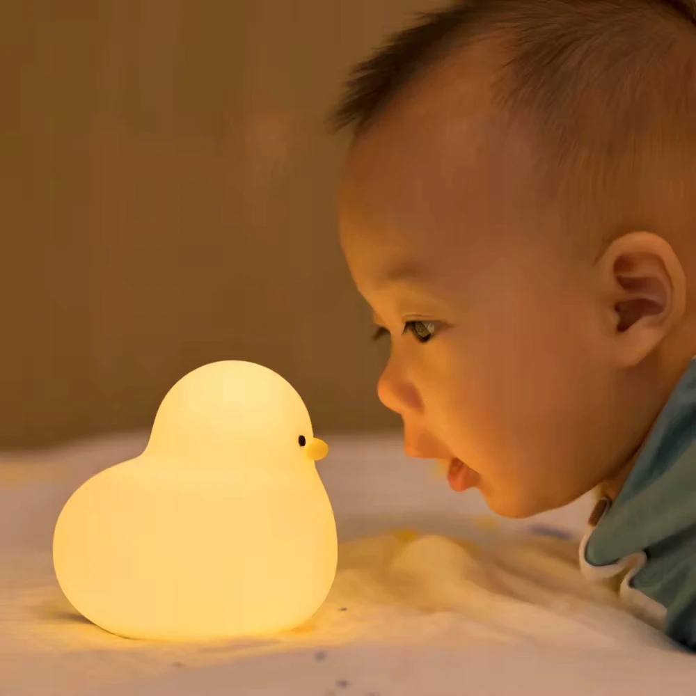 Bez Marki Lampka Nocna LED Akumulatorowa Dla Dzieci Przewód USB Do Zasypiania 1.6W