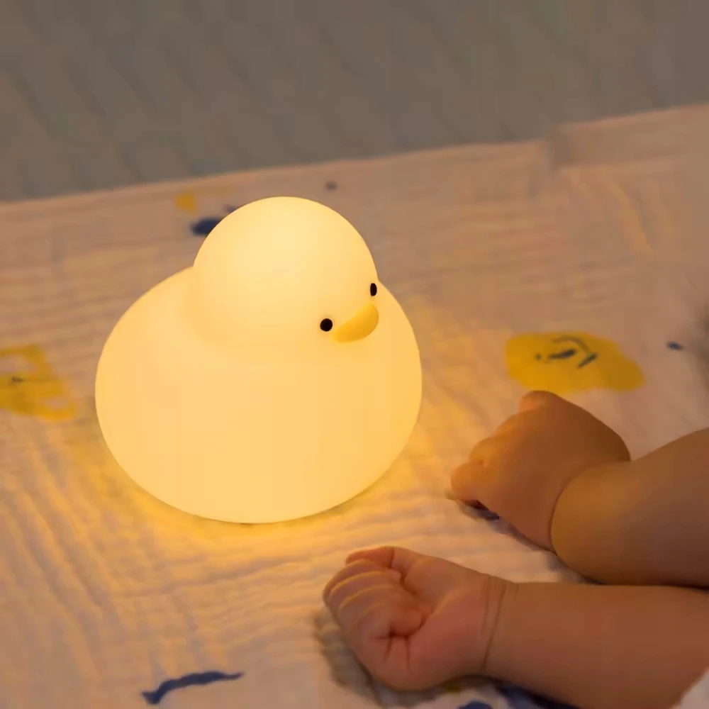 Bez Marki Lampka Nocna LED Akumulatorowa Dla Dzieci Przewód USB Do Zasypiania 1.6W