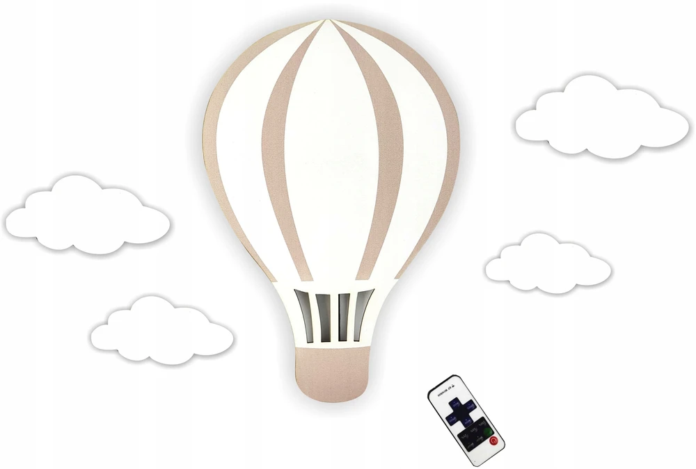 Bez Marki Lampka nocna led BALON chmurka Pultas su adapteriu zasilanie jungiama į tinklą imię