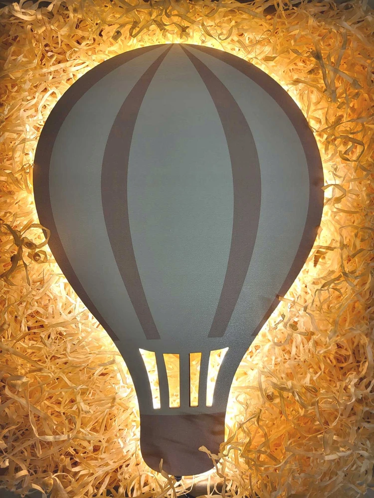 Bez Marki Lampka nocna led BALON chmurka Pultas su adapteriu zasilanie jungiama į tinklą imię