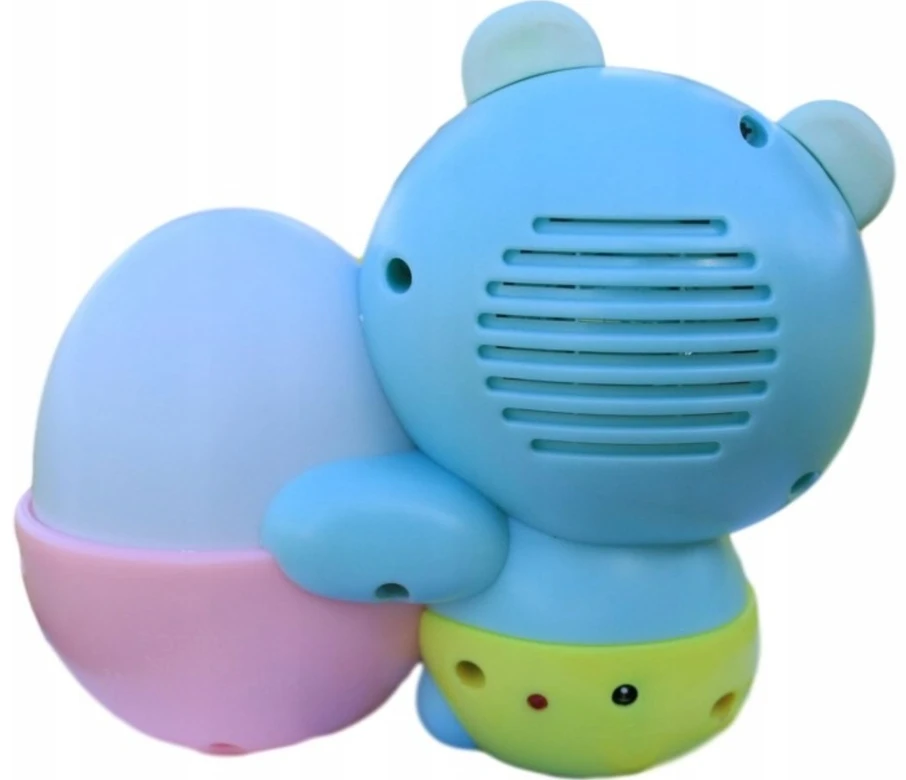 Bez Marki Lampka Nocna LED dla Dzieci RGB Bluetooth – Melodie, Timer, Akumuliatorius USB