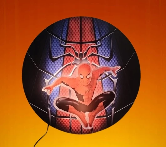 Bez Marki Lampka nocna SPIDERMAN 3D pilot opcjonalnie