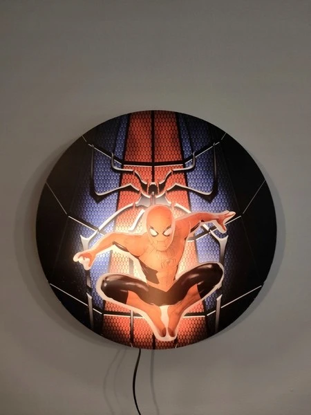 Bez Marki Lampka nocna SPIDERMAN 3D pilot opcjonalnie