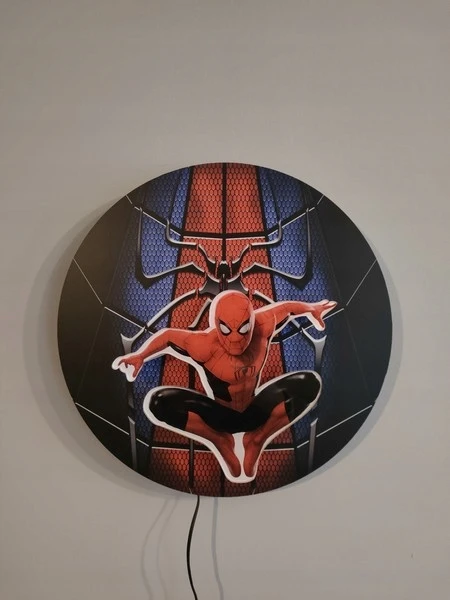 Bez Marki Lampka nocna SPIDERMAN 3D pilot opcjonalnie