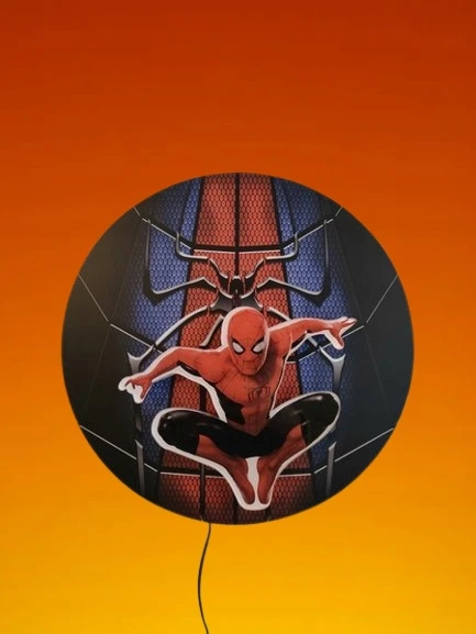 Bez Marki Lampka nocna SPIDERMAN 3D pilot opcjonalnie
