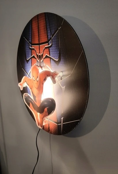 Bez Marki Lampka nocna SPIDERMAN 3D pilot opcjonalnie