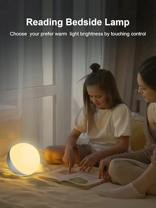 Bez Marki Lampka Nocna Stołowa LED RGB Sterowanie Dotykowe