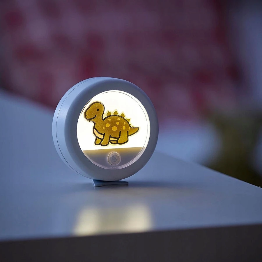 Bez Marki Lampka nocna vaikams LED su judesio jutikliu dinozaur