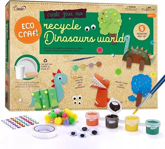 Bez Marki LAOESE Kūrybinis rinkinys vaikams Dinosaurs DIY Recycling