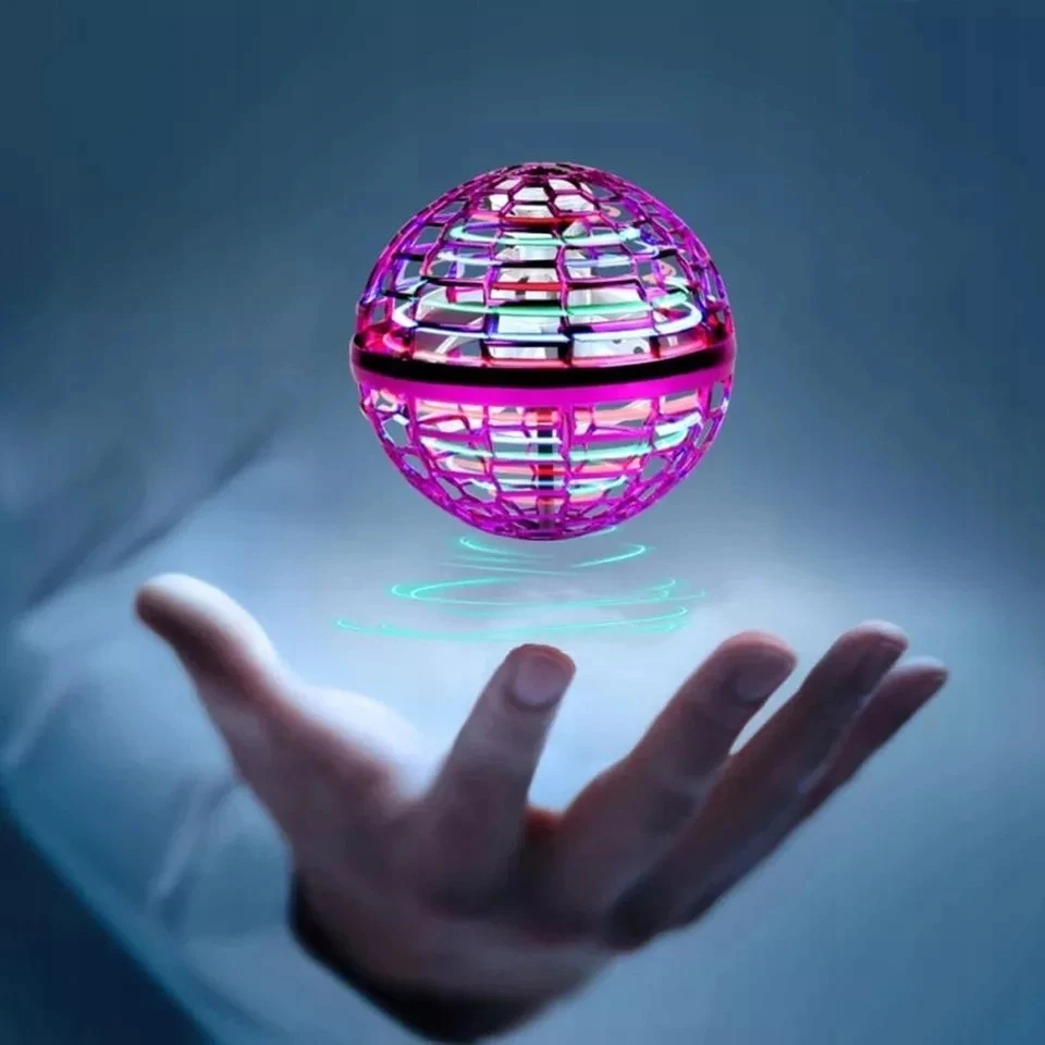Bez Marki LATAJĄCA KULA UFO PIŁKA ZABAWKA STEROWANA RĘKĄ LED USB Pultas KOSMOKULA