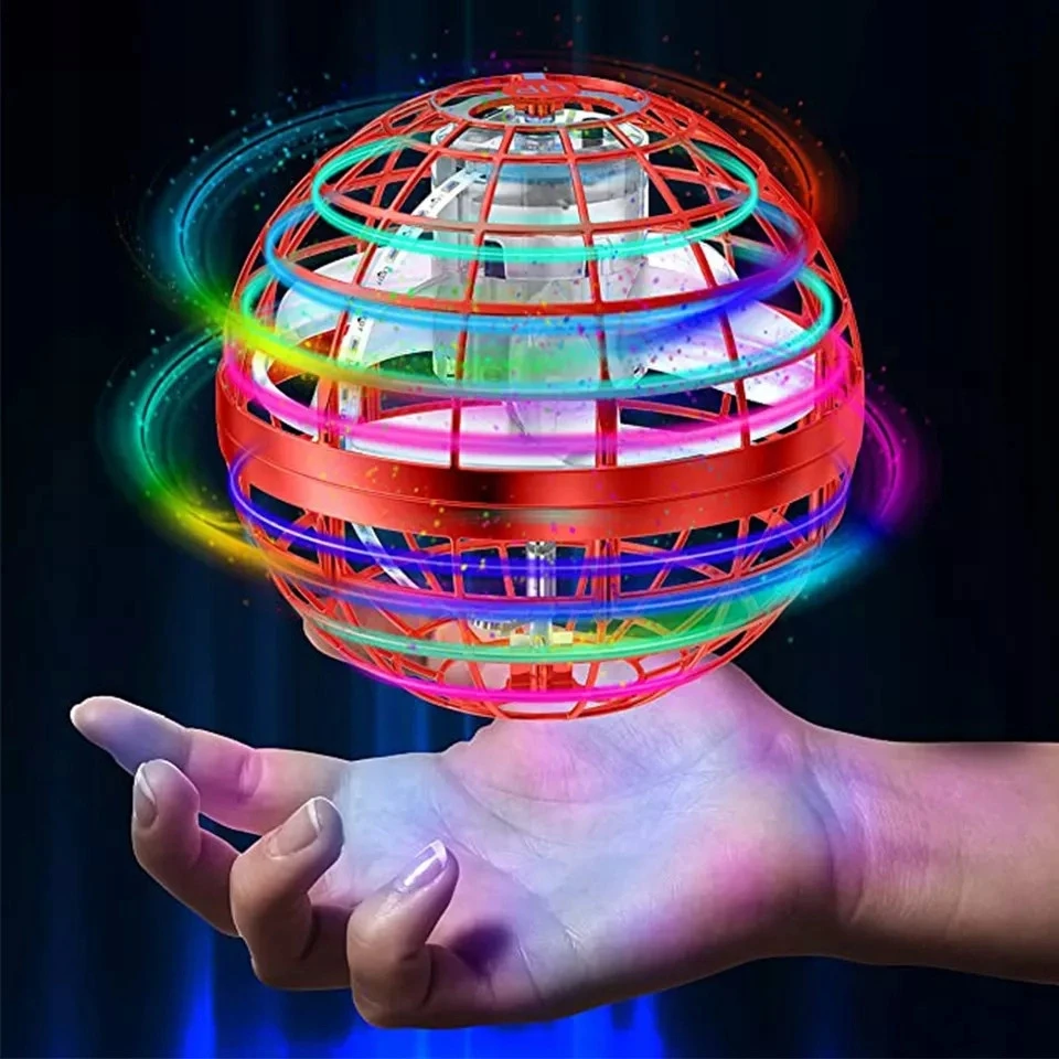 Bez Marki LATAJĄCA KULA UFO PIŁKA ZABAWKA STEROWANA RĘKĄ LED USB Pultas KOSMOKULA