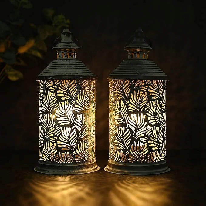Bez Marki Latarnia lampa 2 vnt. latarka na baterie vintage