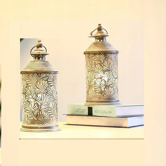 Bez Marki Latarnia lampa 2 vnt. latarka na baterie vintage