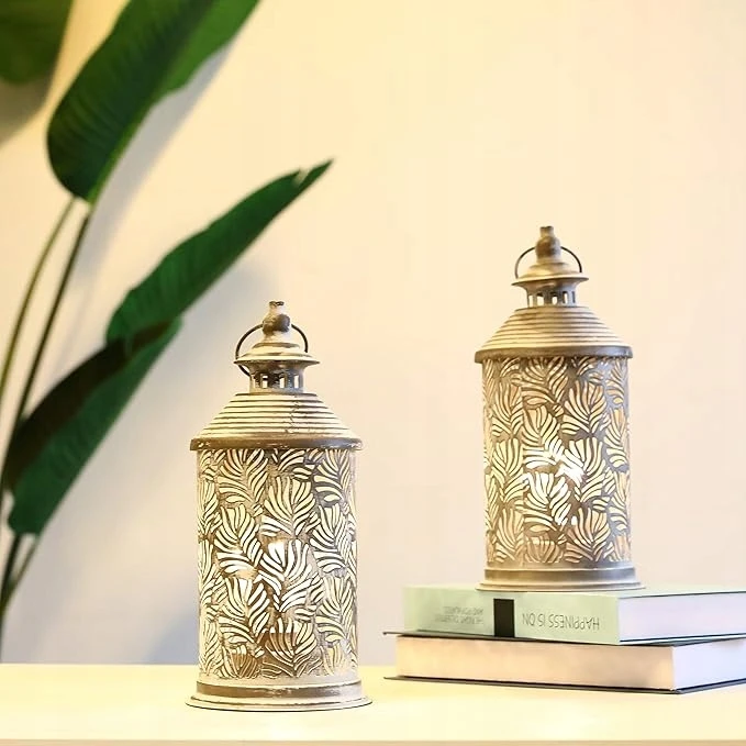 Bez Marki Latarnia lampa 2 vnt. latarka na baterie vintage