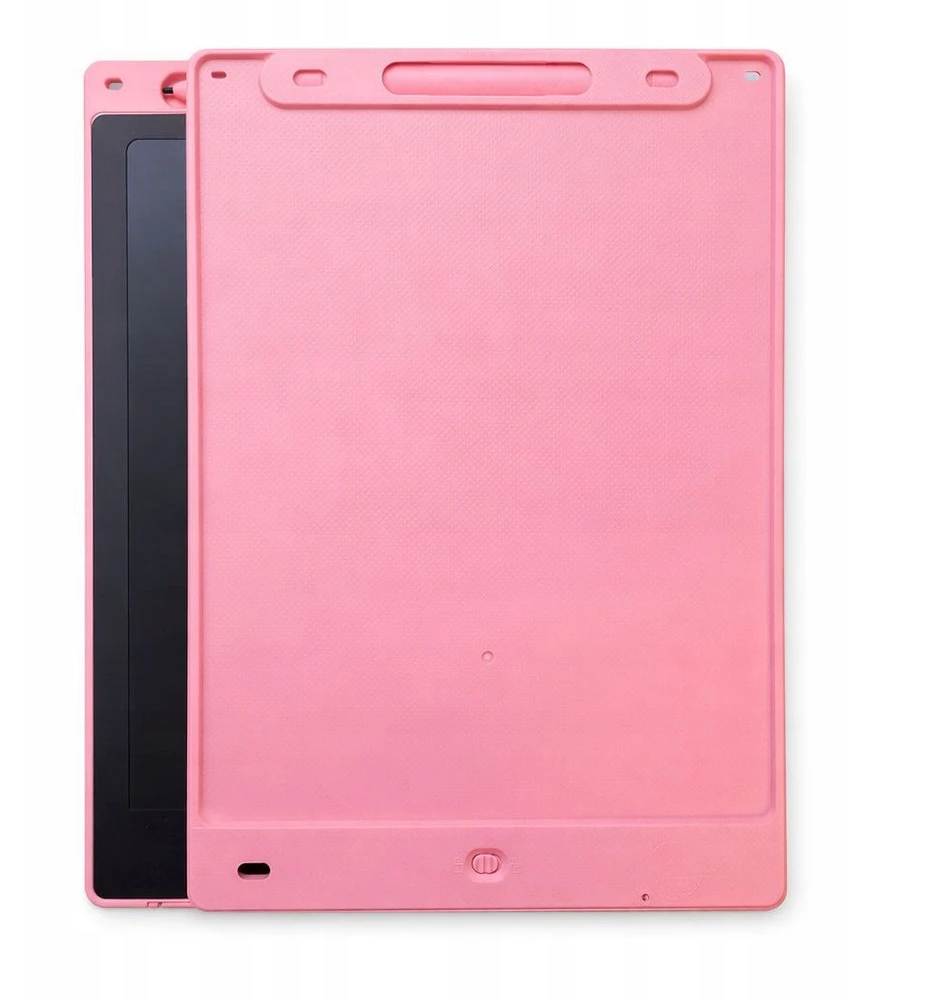 Bez Marki LCD PIEŠIMO LENTELĖ 10" ROŽINĖ VAIKAMS - DIDELIS LAIKOMASIS PLASTETĖS
