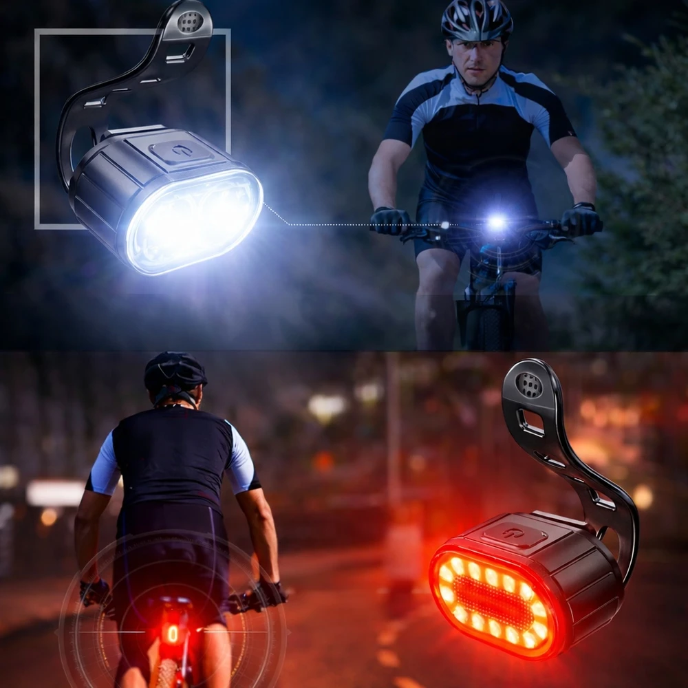 Bez Marki LED DVIRAČIO ŠVIETIMAS PRIEKINIS GALINIS USB GALINGAS ŠVIETŲ RINKINYS DVIRAČIO ŽIBINTAS