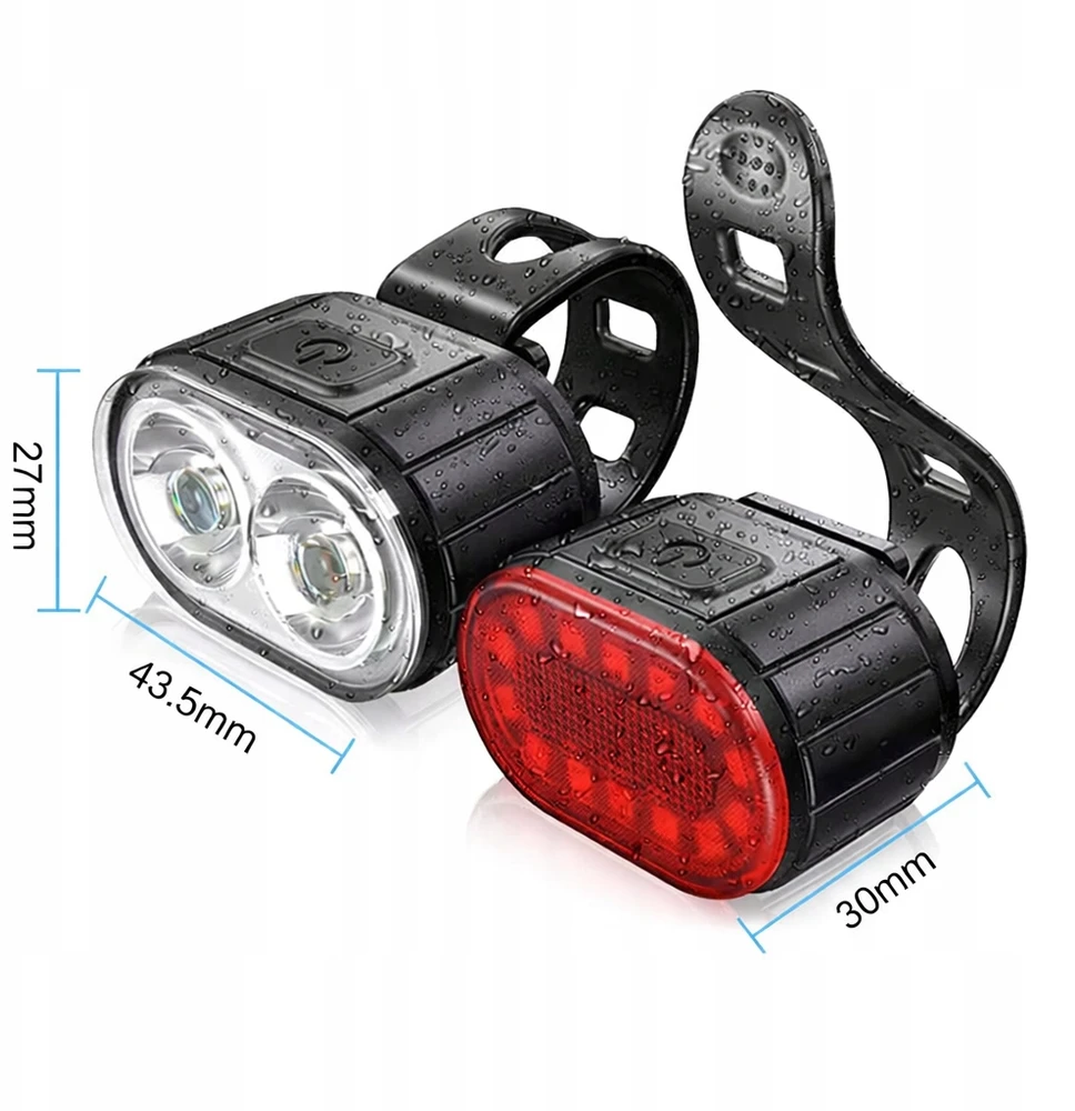 Bez Marki LED DVIRAČIO ŠVIETIMAS PRIEKINIS GALINIS USB GALINGAS ŠVIETŲ RINKINYS DVIRAČIO ŽIBINTAS