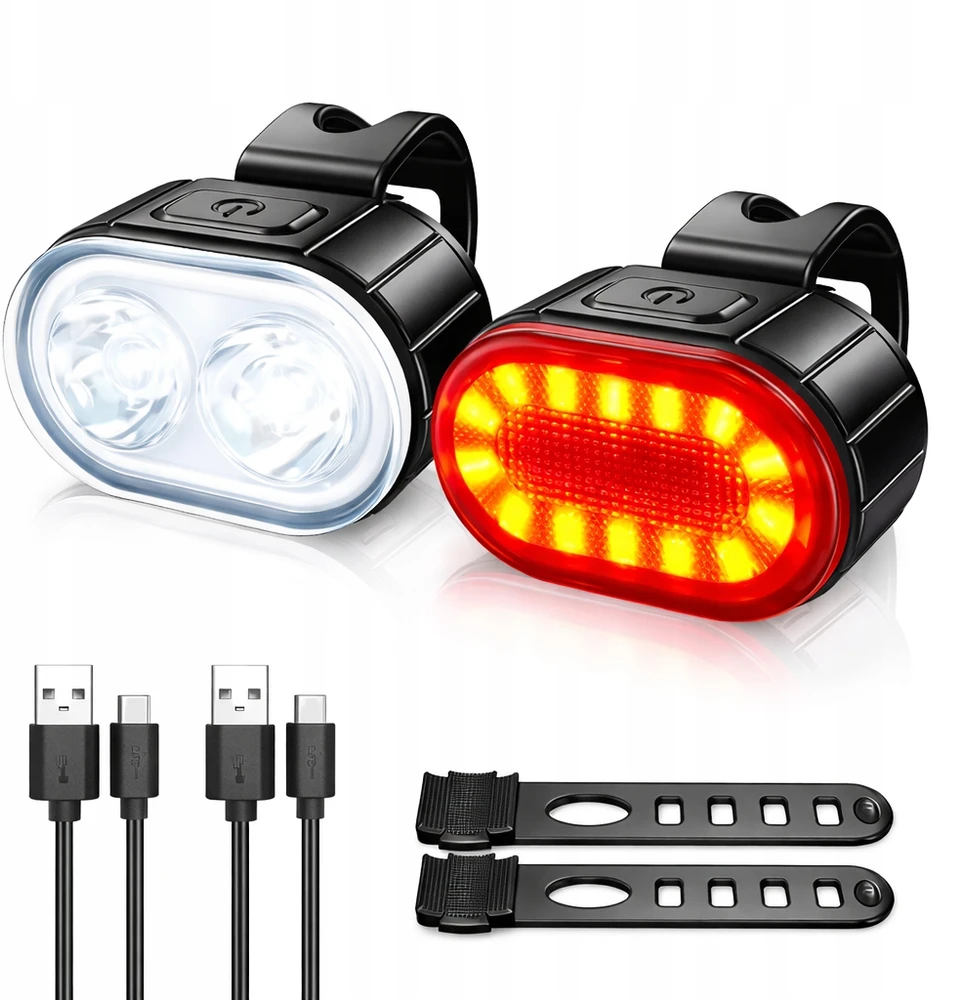 Bez Marki LED DVIRAČIO ŠVIETIMAS PRIEKINIS GALINIS USB GALINGAS ŠVIETŲ RINKINYS DVIRAČIO ŽIBINTAS