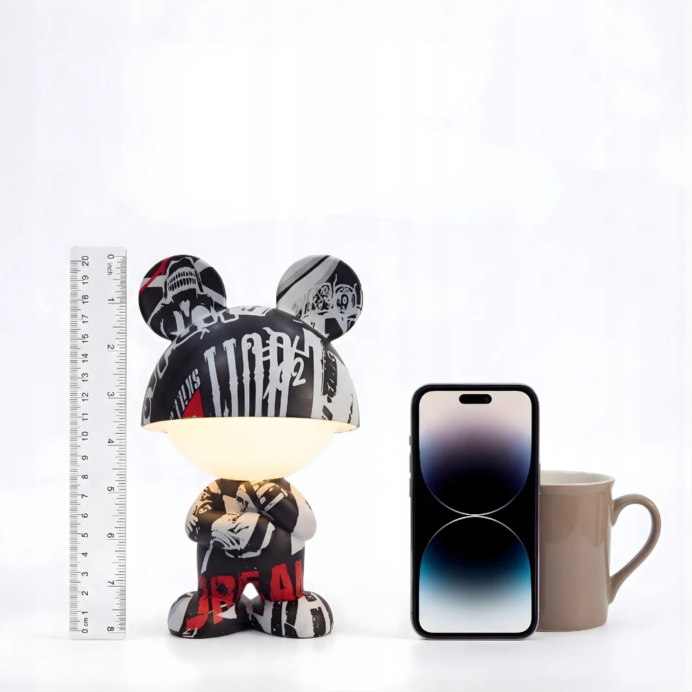 Bez Marki Led Naktinė Lempa "figurka" Rgb, Belaidė, Dovana Žaidėjų Kambariui