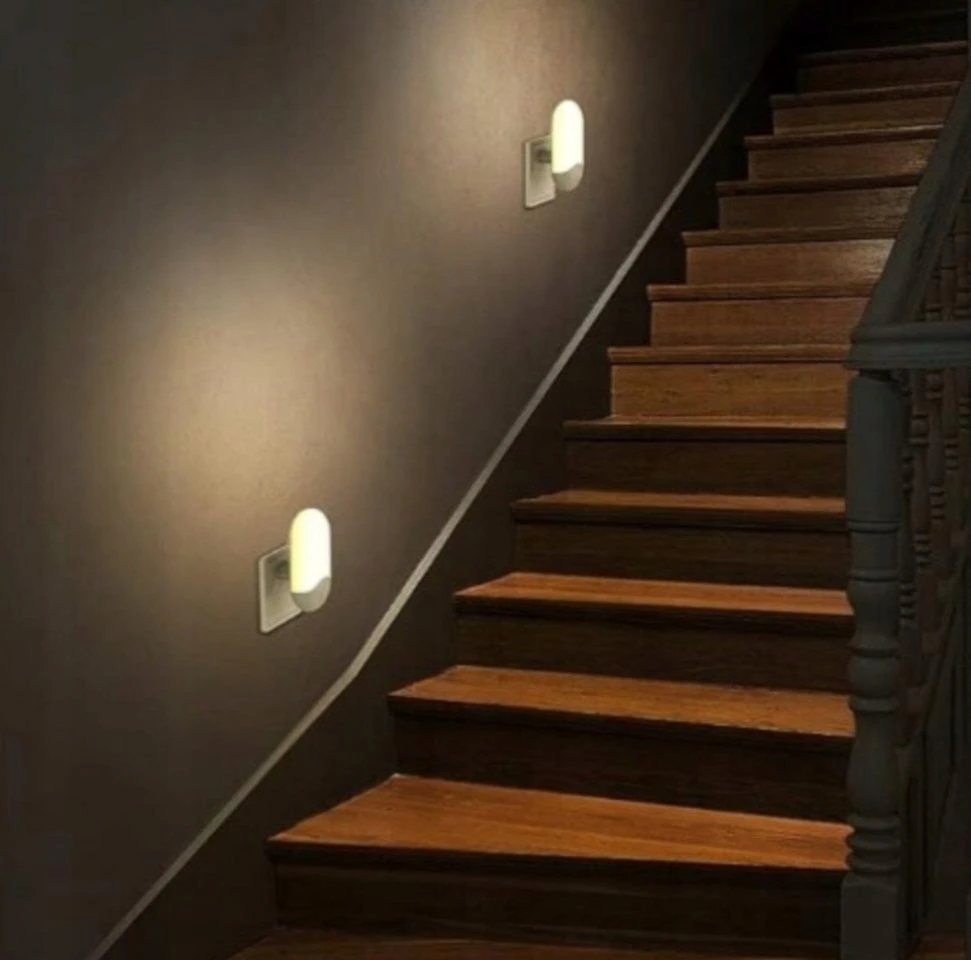 Bez Marki LED naktinė lempa kontaktui SENSOR DUSK SENSOR - 2 VNT