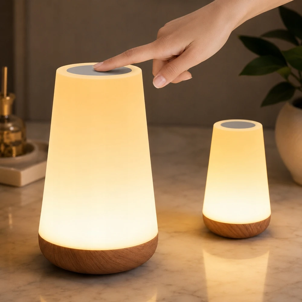 Bez Marki LED naktinis apšvietimas, kelių spalvų, nuotolinio valdymo pultas, jutiklinis