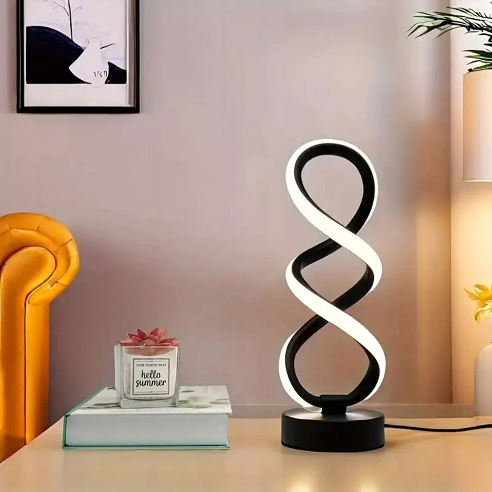 Bez Marki LED NAKTINIS LEMPAS, SPIRALINĖ, MODERNUS, REGULIUOJAMAS, DEKORATYVINIS USB LEMPAS