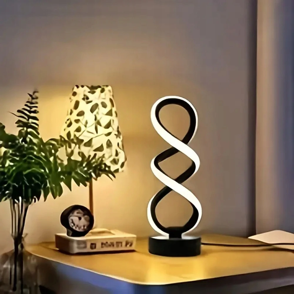 Bez Marki LED NAKTINIS LEMPAS, SPIRALINĖ, MODERNUS, REGULIUOJAMAS, DEKORATYVINIS USB LEMPAS