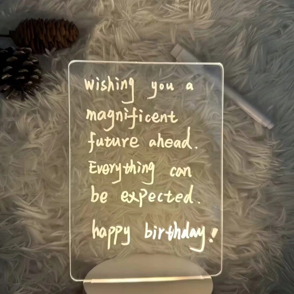 Bez Marki Led nešiojamojo kompiuterio lempa Led lempa Creative Night Board TSG-489 Užrašams