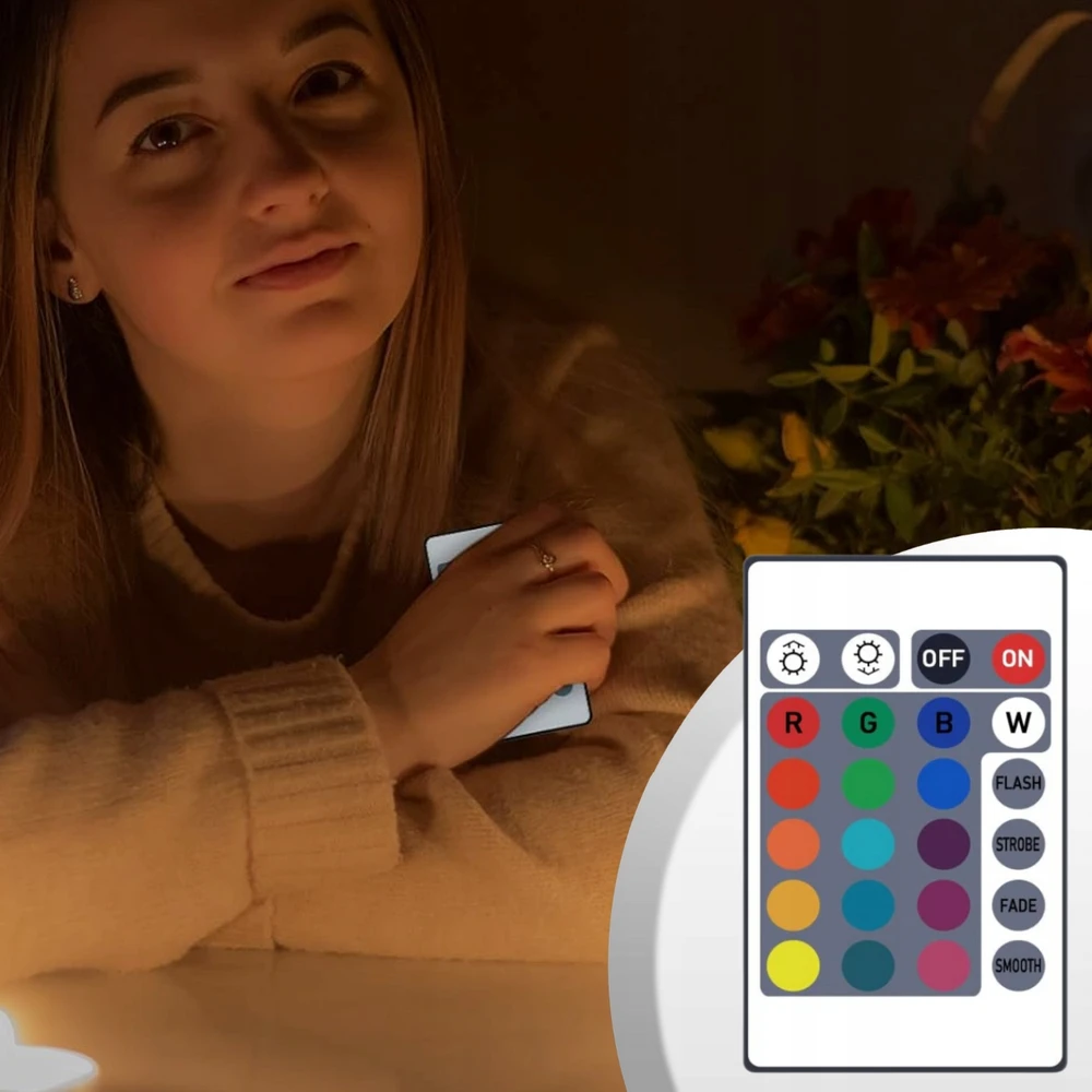 Bez Marki Led Silikoninė Naktinė Lempa Vaikams "meškutis" su Valdymu