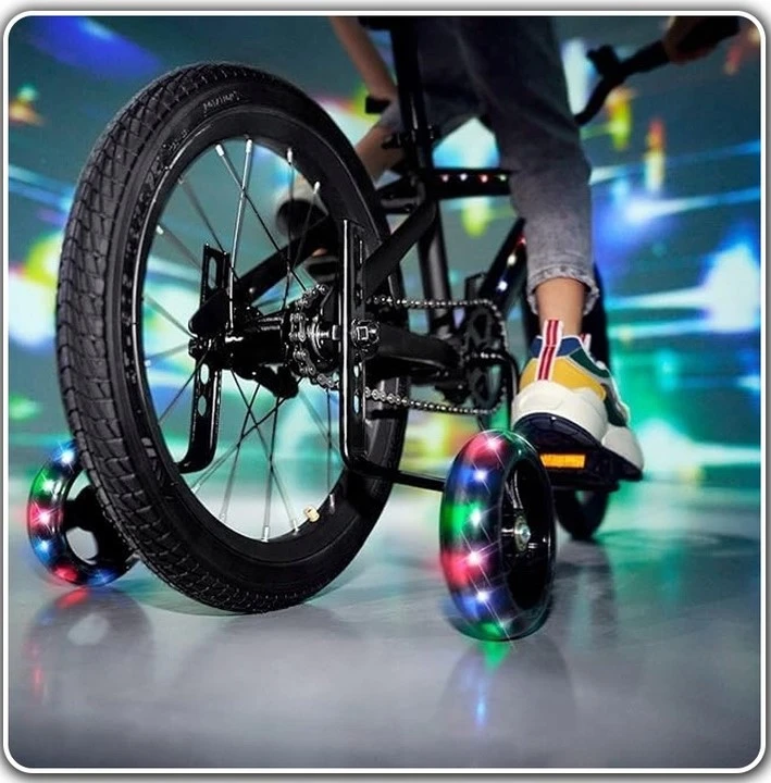 Bez Marki Led šviečiantys pagalbiniai ratukai dviračiui vaikams 12-20"