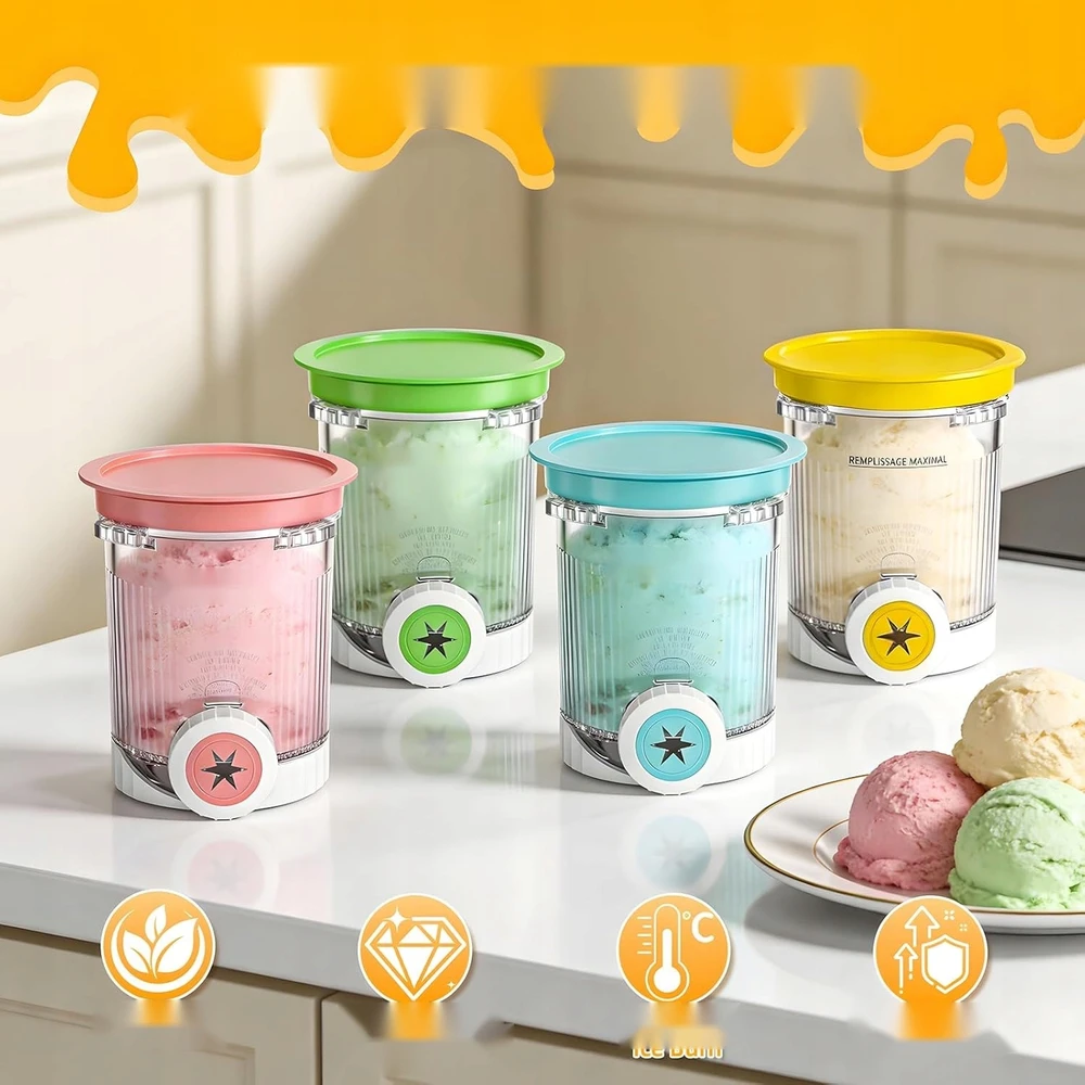 Bez Marki LEDŲ INDĖLIAI 480 ml KEIČIAMŲJŲ PRIEDŲ RINKINYS GAMINTI LEDUS
