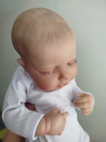 Bez Marki Lėlė reborn 50 cm dziewczynka wielokolorowa su priedais