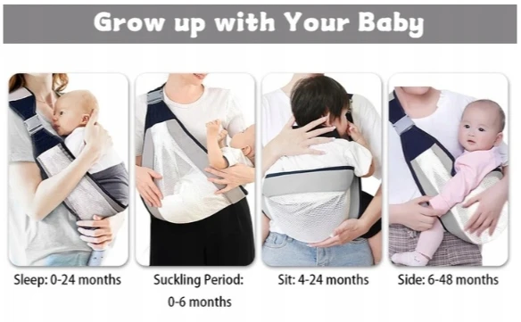 Bez Marki LETNIE Nešioklė SIATKA DLA DZIECKA ERGONOMICZNE NOSIDŁO BIODROWE DO 20KG