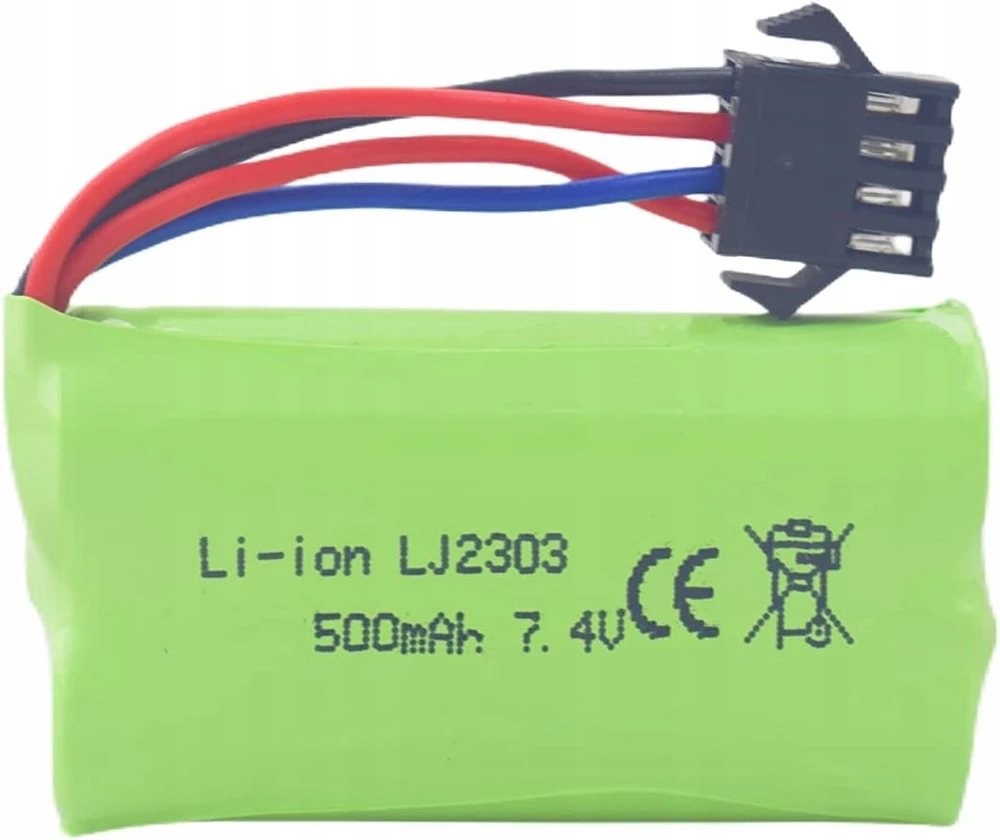Bez Marki Ličio Baterijos 7.4V 500mAh, 2 vnt.