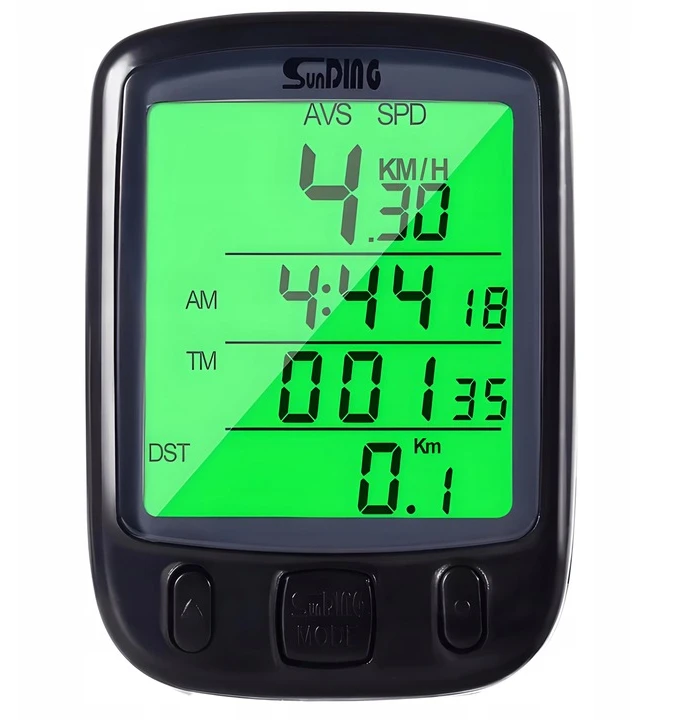 Bez Marki Licznik Rowerowy Przewodowy 28 Funcji LCD Do Roweru Prętkościomierz IP68