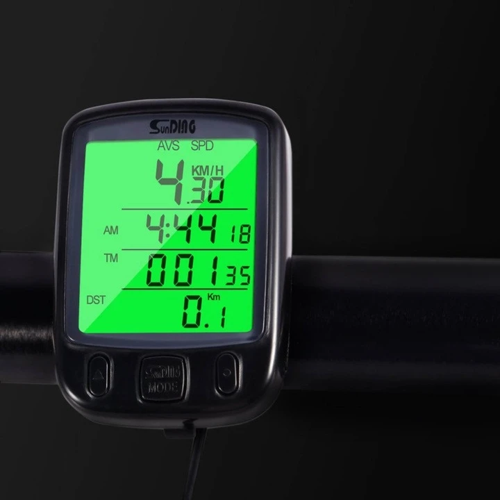 Bez Marki Licznik Rowerowy Przewodowy 28 Funcji LCD Do Roweru Prętkościomierz IP68