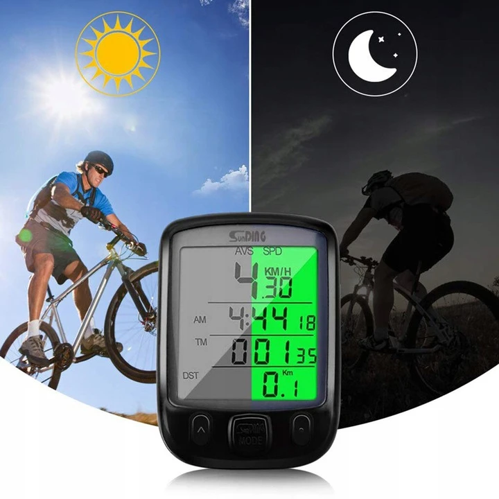 Bez Marki Licznik Rowerowy Przewodowy 28 Funcji LCD Do Roweru Prętkościomierz IP68