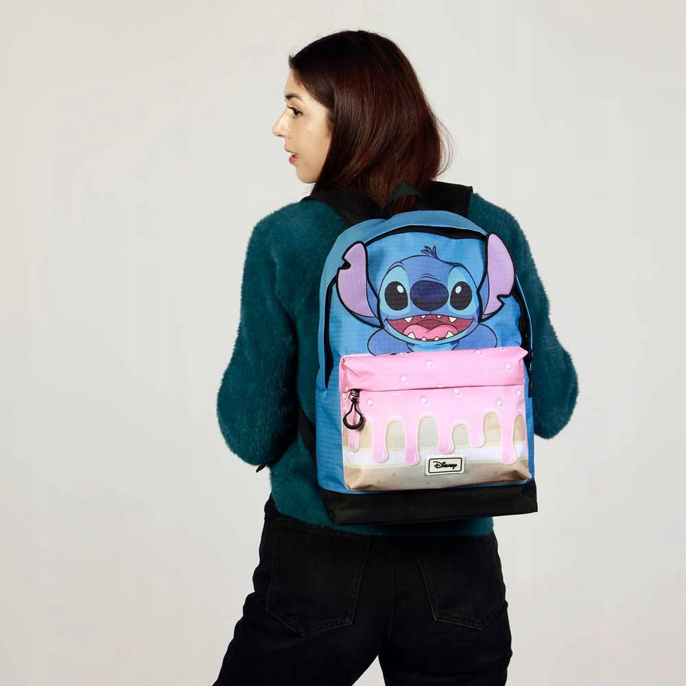 Karactermania Bez Marki Lilo ir Stitch Disney Cake vieno skyriaus mokyklinė kuprinė 31x44x18 cm