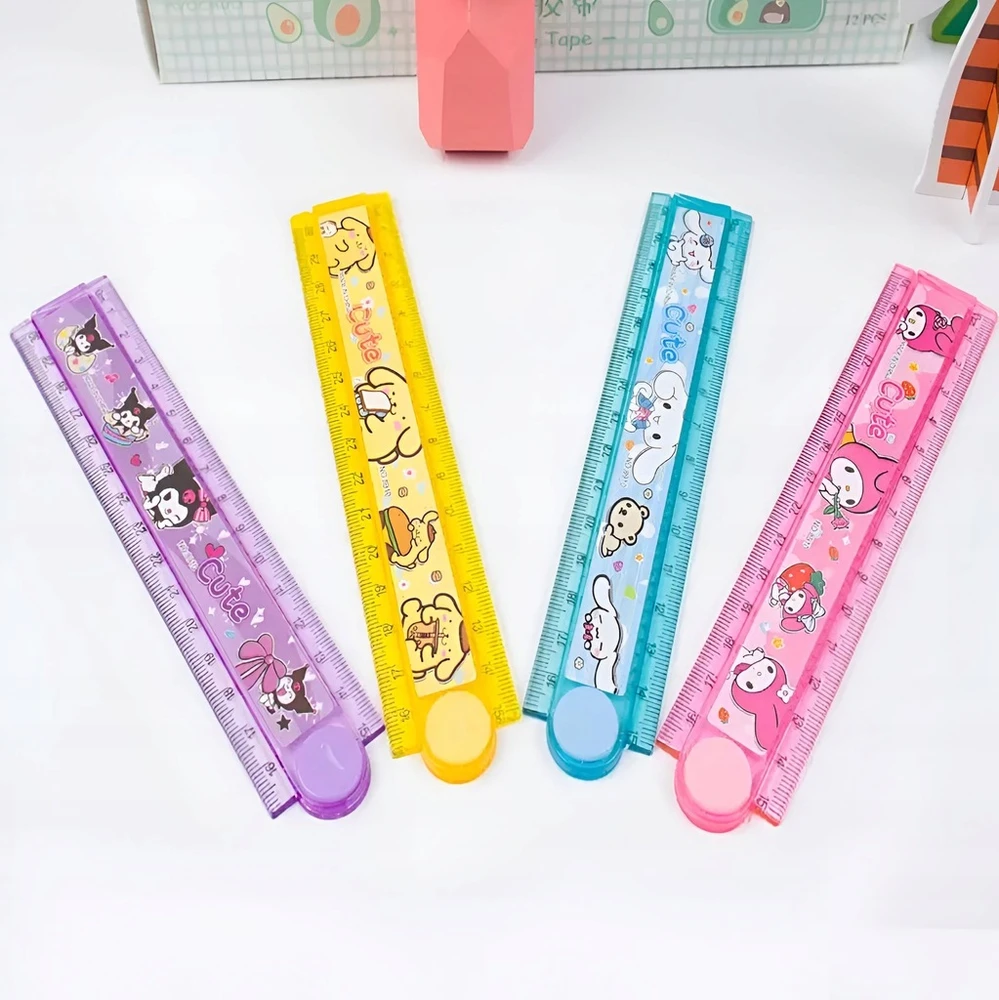 Bez Marki Linijka składana 1 vnt. Sanrio Kawaii 30cm Kuromi My Melody Cinnamoroll