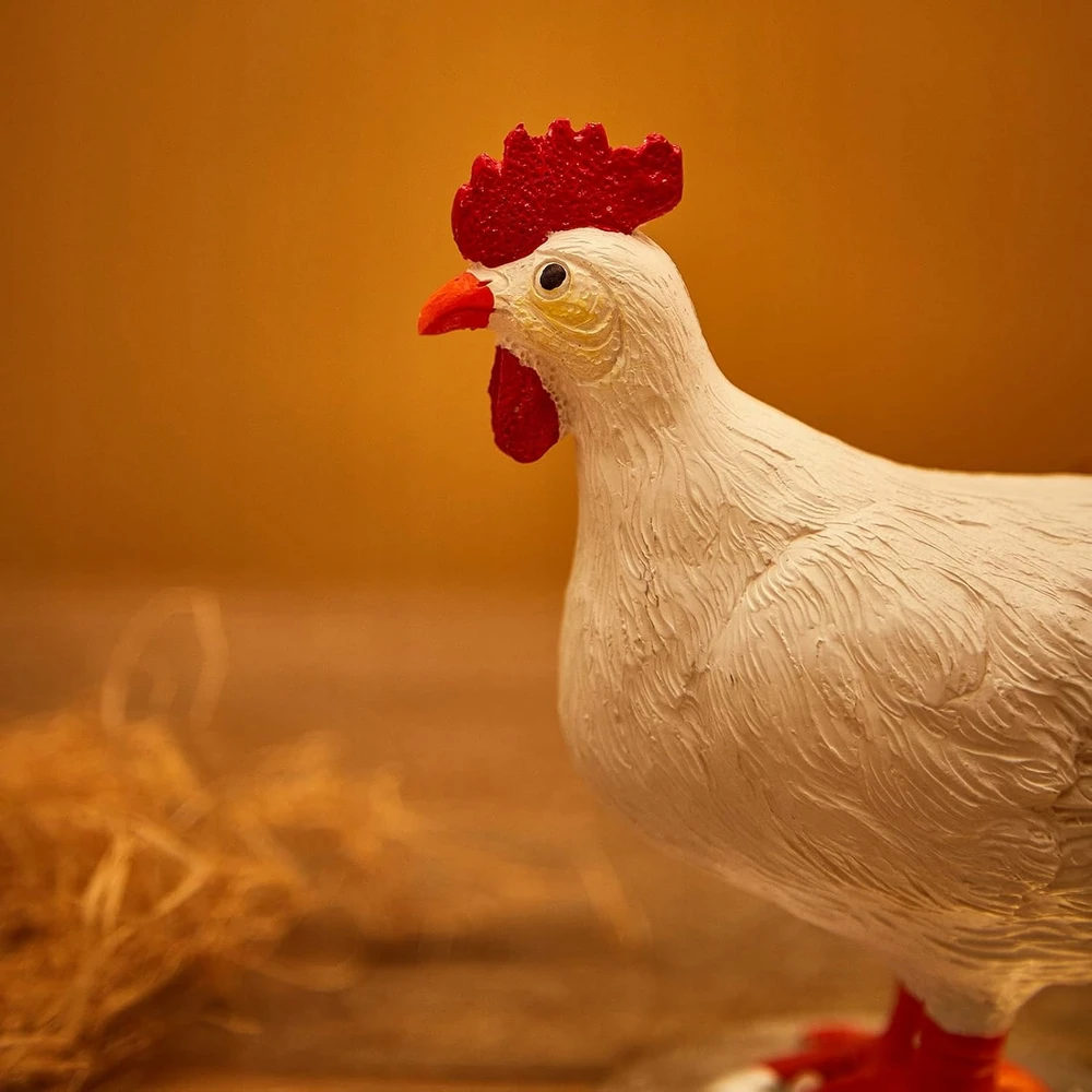 Bez Marki LINKSMAS VIŠTĖS LEMPAS, DERVINĖ STALO LEMPPA, LED NAKTINIS LEMPAS, NAMAMS