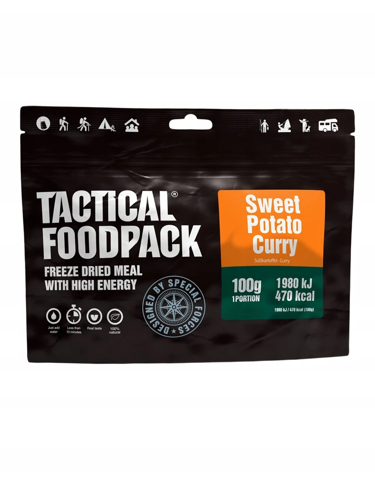 Bez Marki Liofilizat Tactical Foodpack Curry ze słodkich ziemniaków 400g