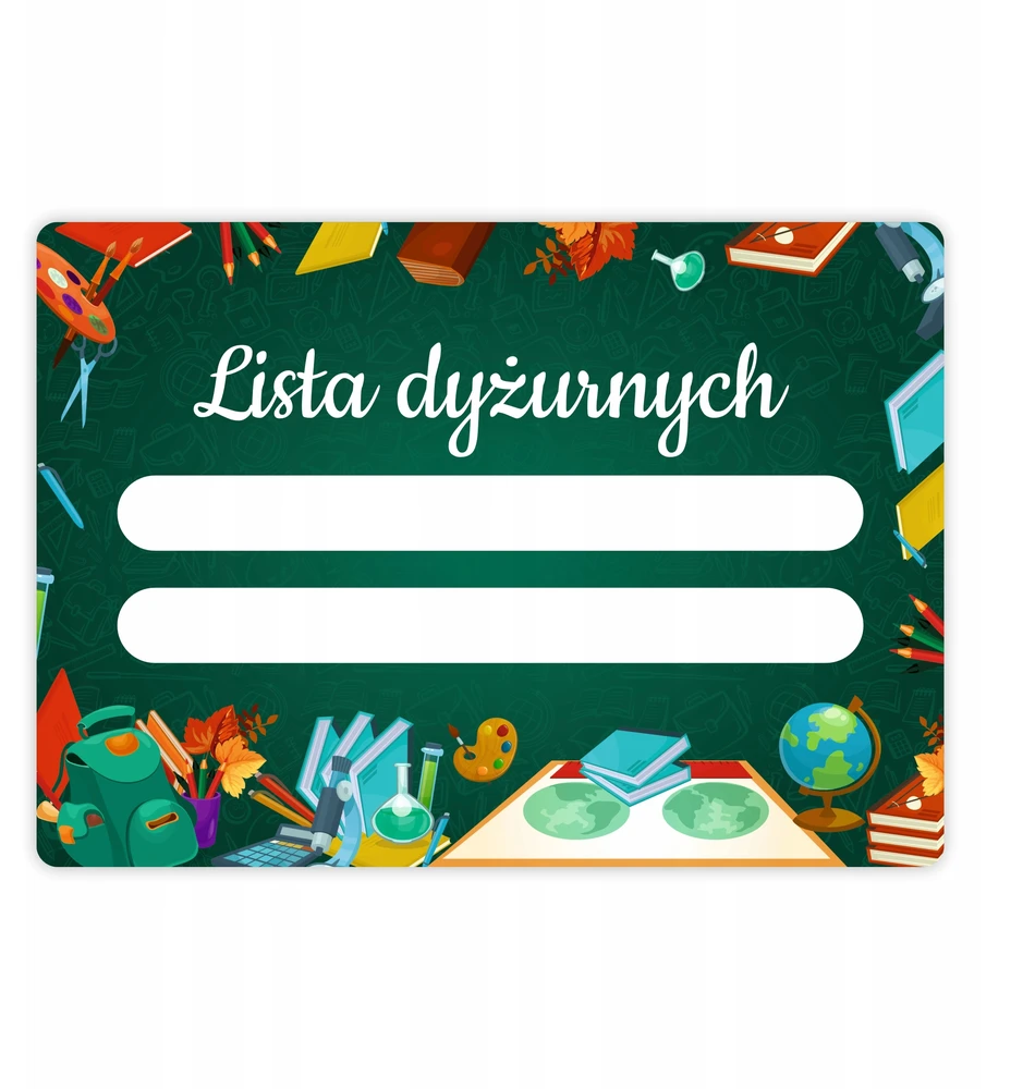 Bez Marki LISTA DYŻURNYCH A4