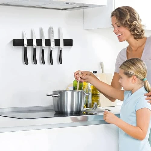 Bez Marki LISTWA MAGNETYCZNA NA NOŻE 40 CM STAL NIERDZEWNA UCHWYT DLA SZEFA KUCHNI