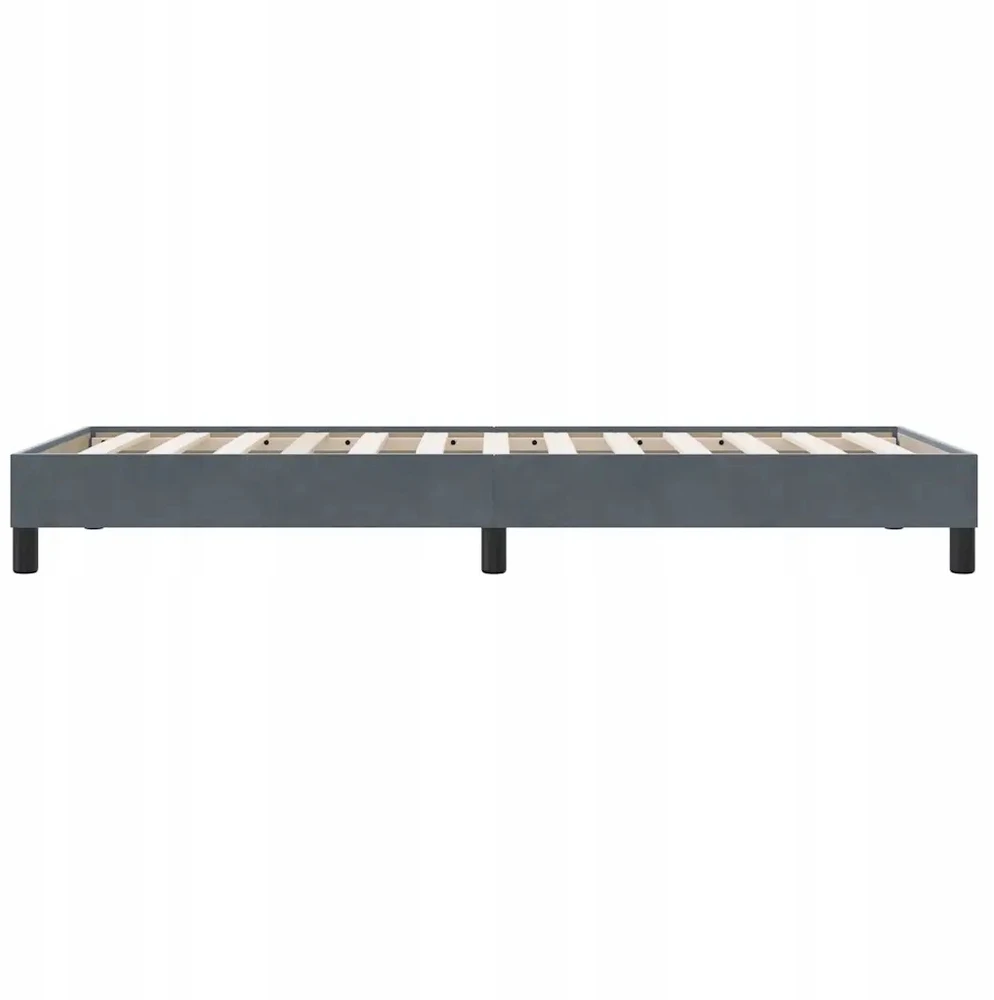 Lova Lovos rėmas be čiužinio Tamsiai pilka 90x210 cm aksomas