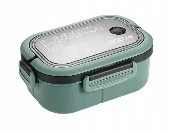 Bez Marki Lunch Box Śniadaniówka na Jedzenie Posiłki Obiad do Pracy Szkoły 1200ml