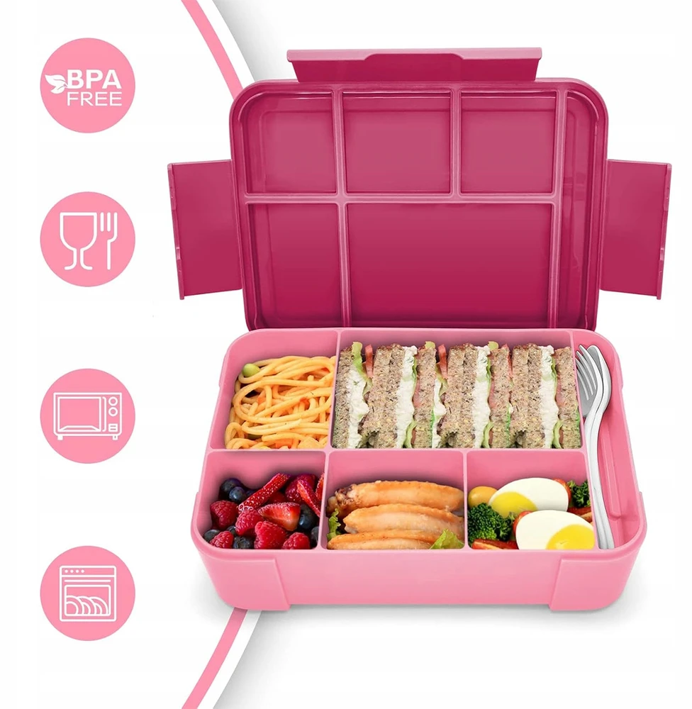 Bez Marki Lunchbox Lunch Container Lunch Box Rožinė Lunch Box