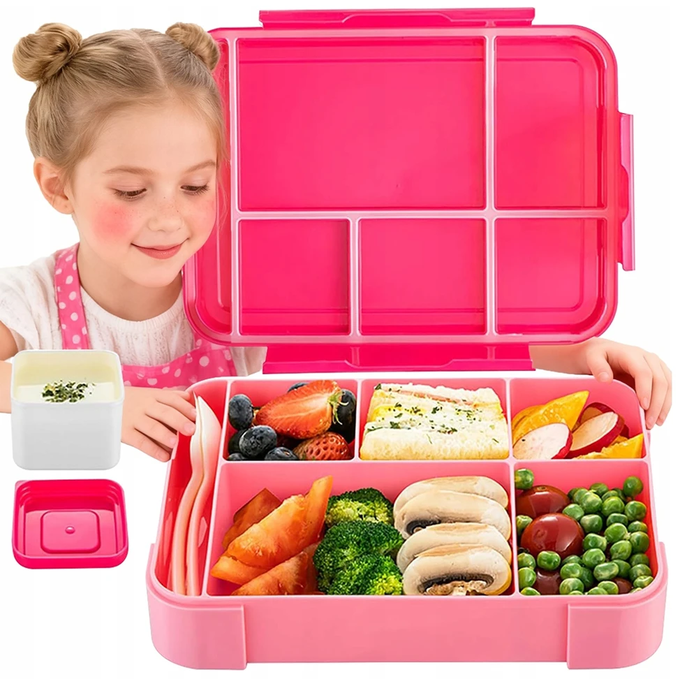 Bez Marki Lunchbox Lunch Container Lunch Box Rožinė Lunch Box