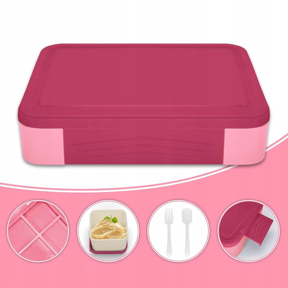 Bez Marki Lunchbox Lunch Container Lunch Box Rožinė Lunch Box