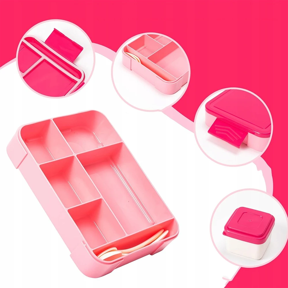 Bez Marki Lunchbox Lunch Container Lunch Box Rožinė Lunch Box