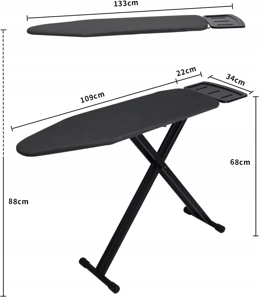 Bez Marki LYGINIMO LENTA 34X109CM SULANKSTAMAS, REGULIUOJAMAS, STABILIAS, VELTINIO DENGALIS